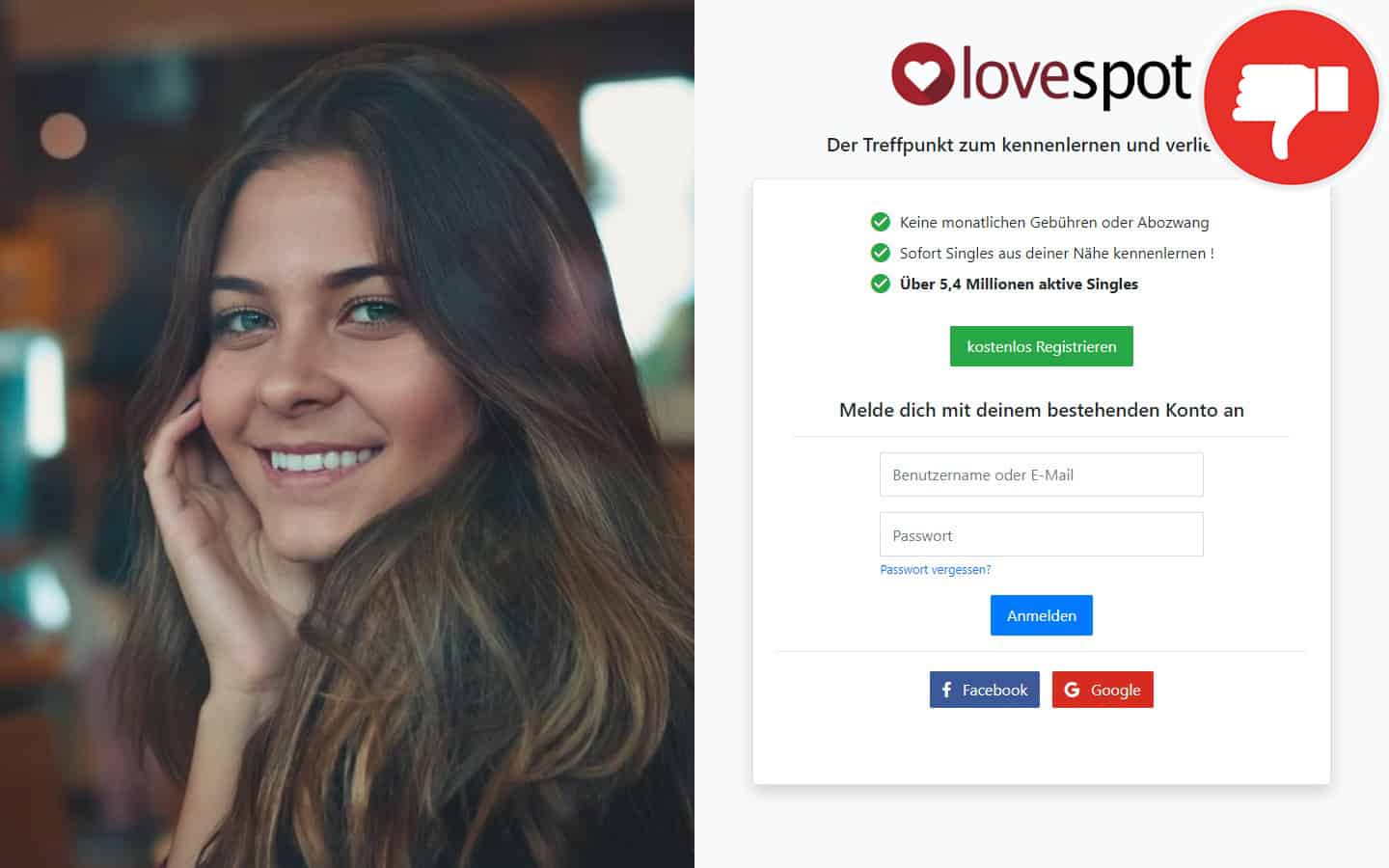 LoveSpot.de Erfahrungen Abzocke