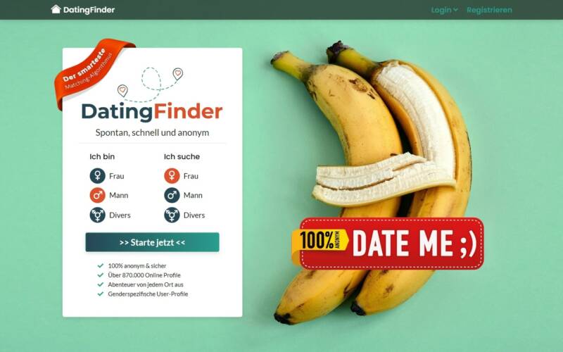 Dating-Finder.com Startseite Testbericht