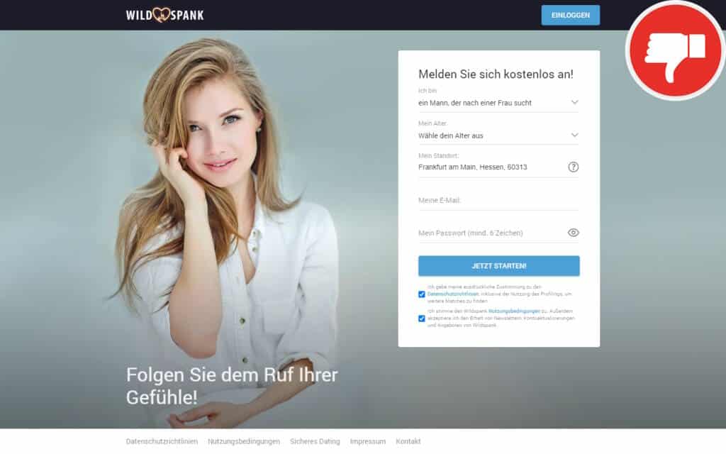 Testbericht WildSpank.com Abzocke