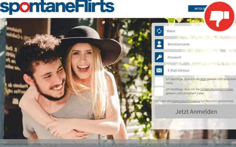 SpontaneFlirts.com Erfahrungen Abzocke