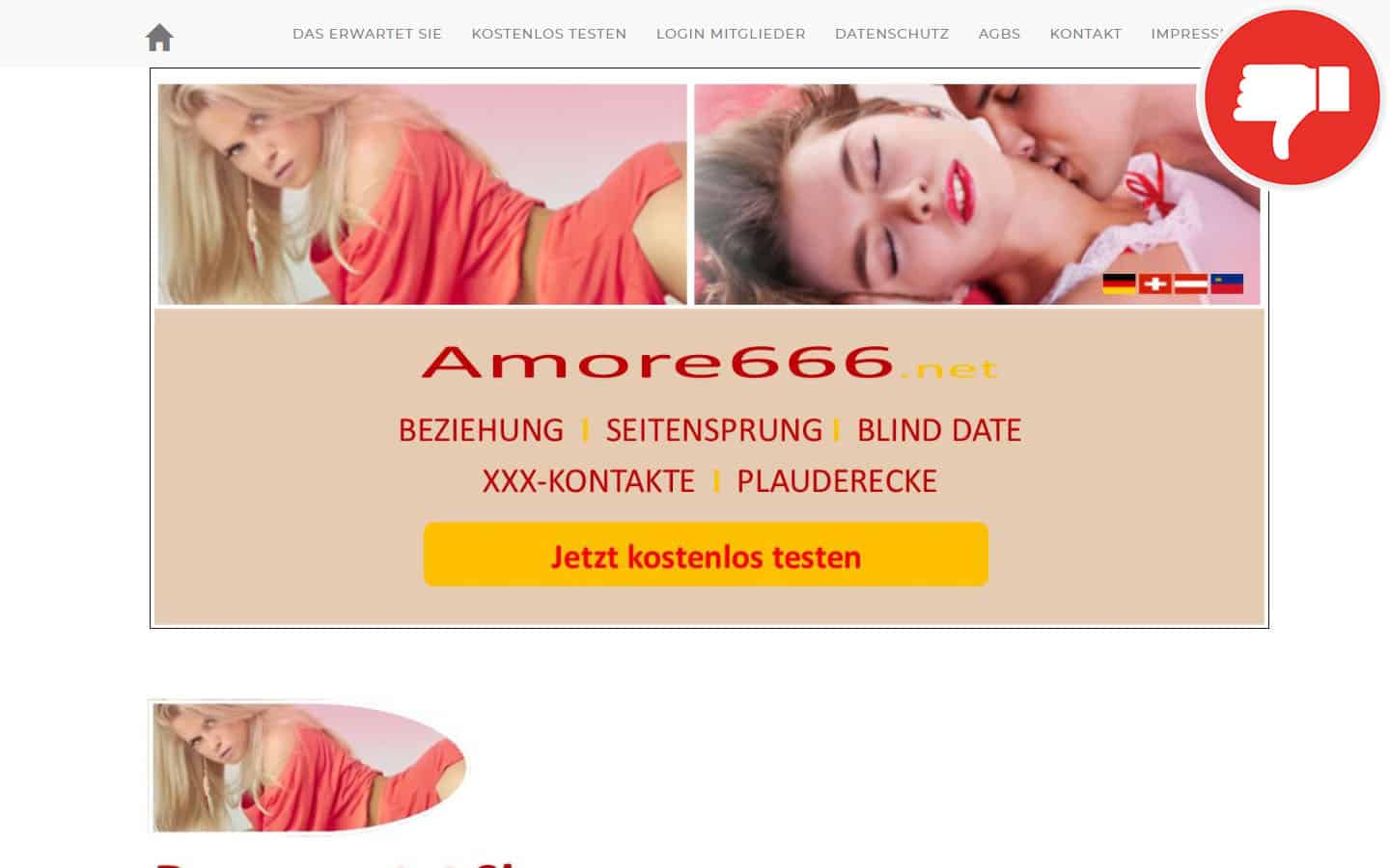 Amore666.net Erfahrungen Abzocke
