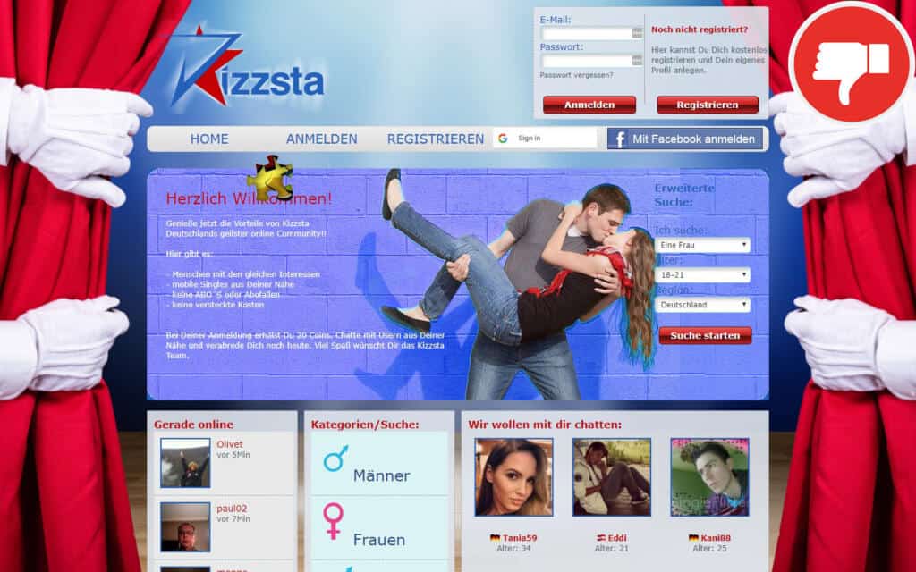 Kizzsta.com Erfahrungen Abzocke