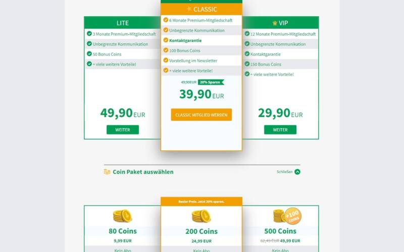 Testbericht DorfDates69.com Kosten