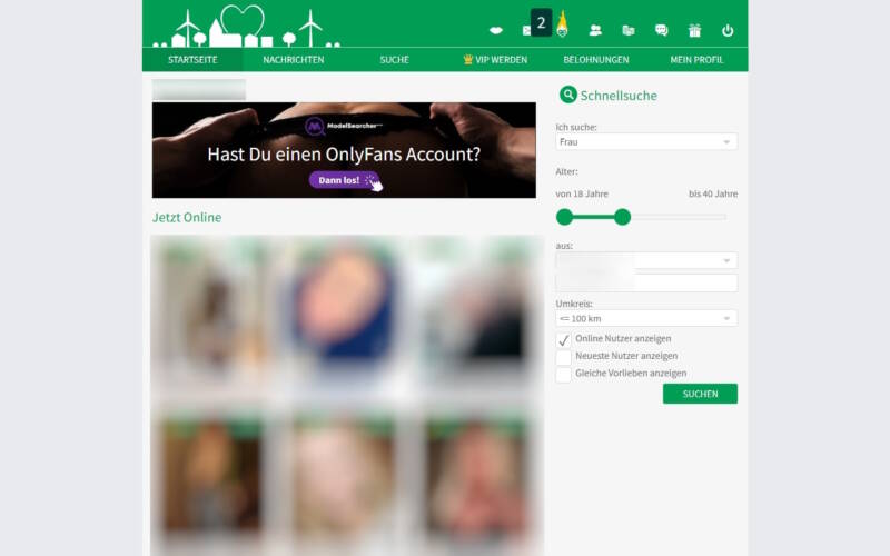 Testbericht DorfDates69.com Mitgliederbereich