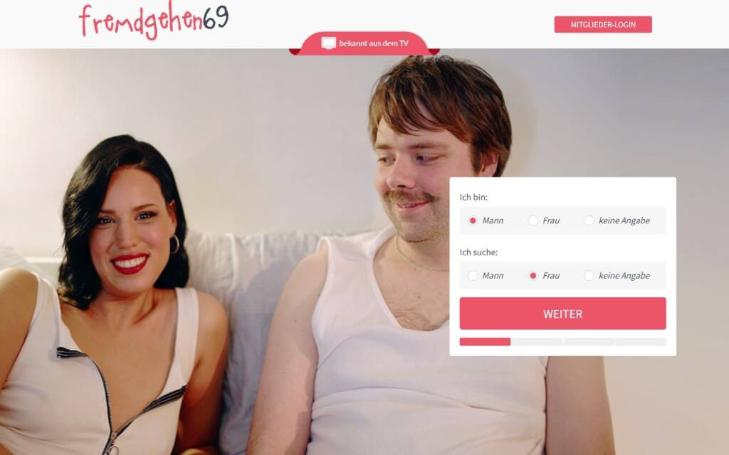 Testbericht Fremdgehen69.online Startseite