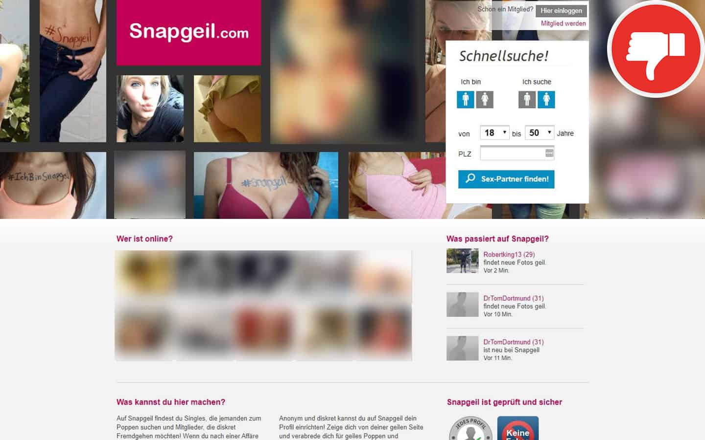 SnapGeil.com Erfahrungen Abzocke