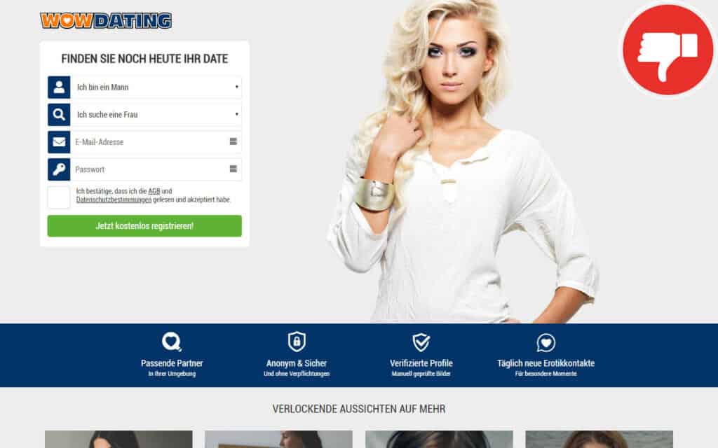 WowDating.de Erfahrungen Abzocke