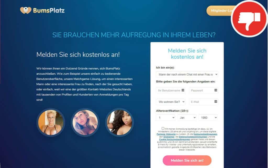 BumsPlatz.com Erfahrungen Abzocke