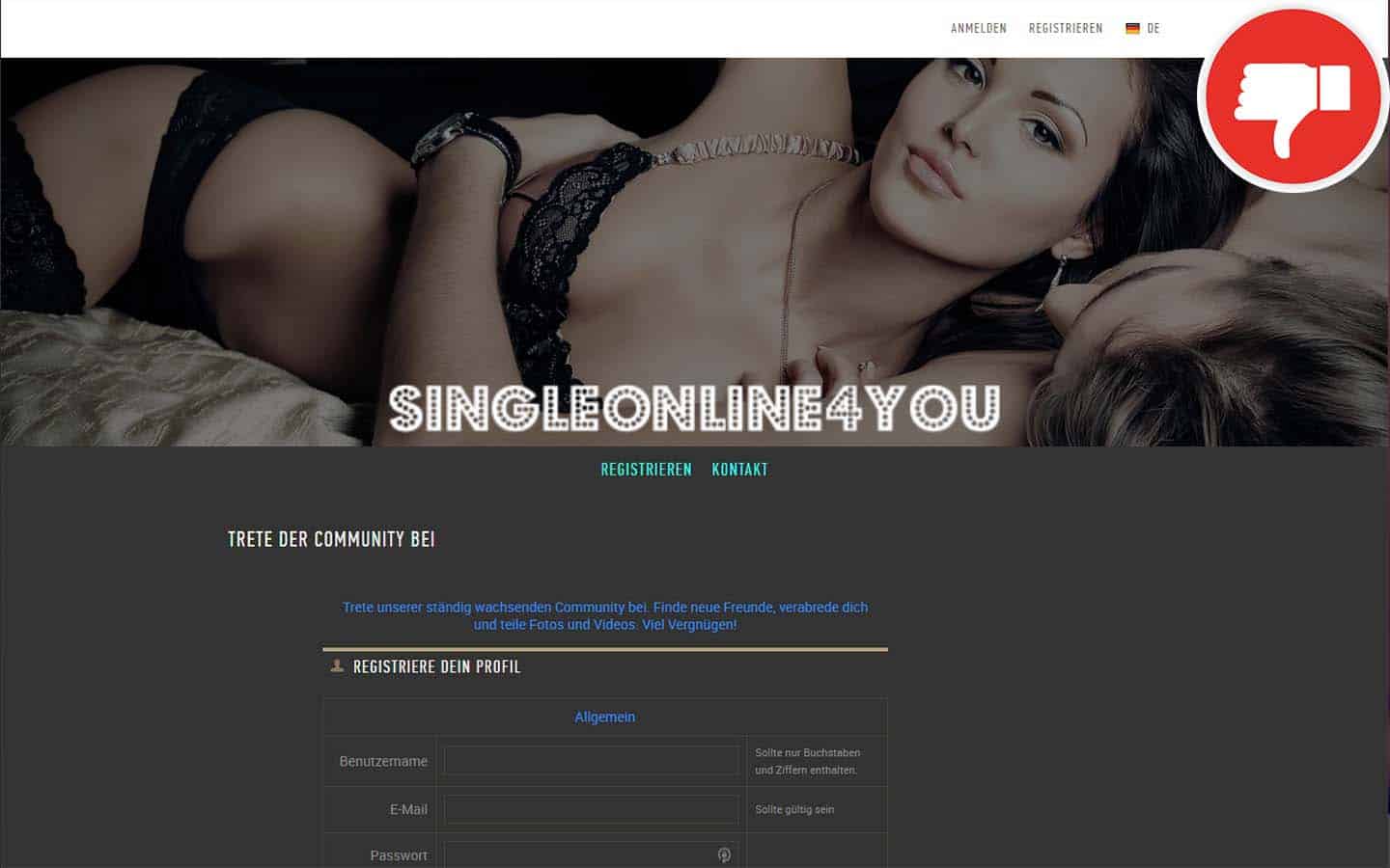 SingleOnline4You.com Erfahrungen Abzocke