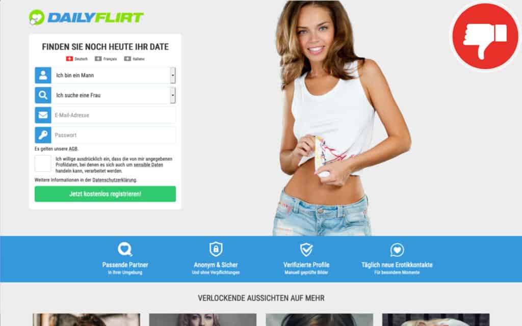 DailyFlirt.ch Erfahrungen Abzocke