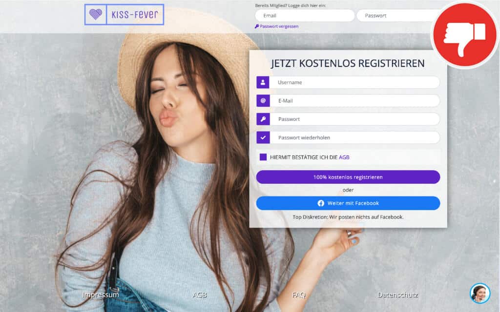Kiss-Fever.de Erfahrungen Abzocke