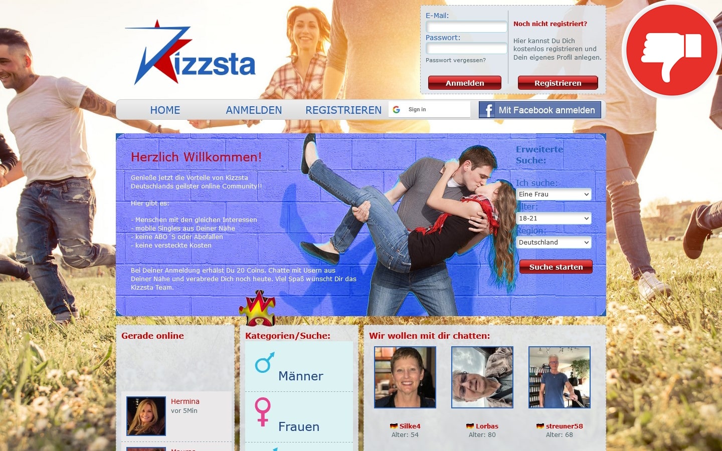 Testbericht Kizzsta.de Abzocke