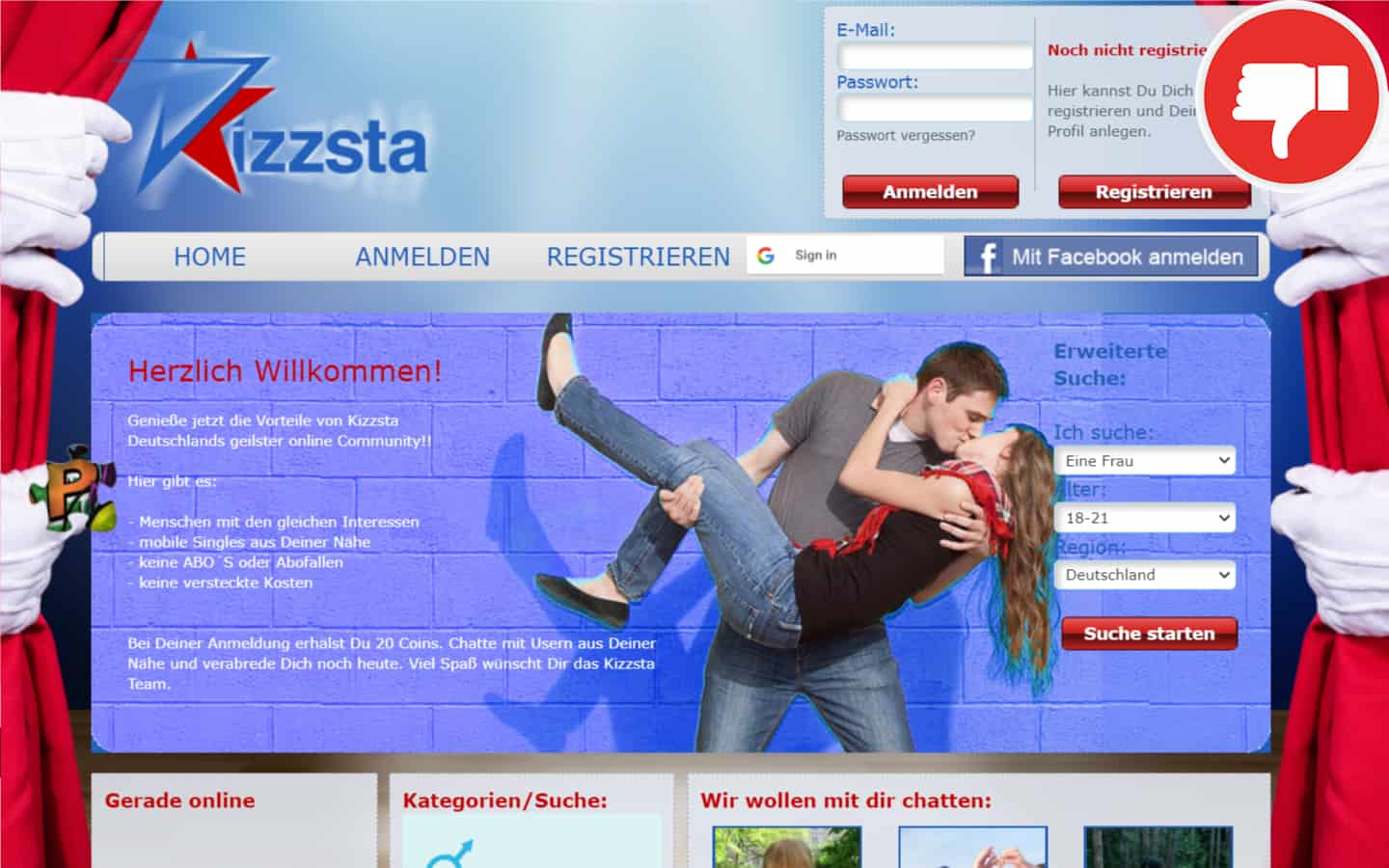 Kizzsta.de Erfahrungen Abzocke