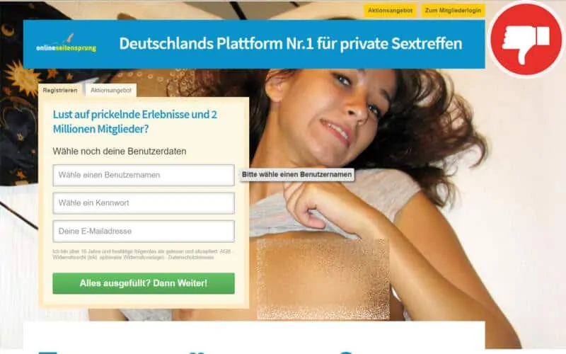 OnlineSeitensprung.de Erfahrungen Abzocke