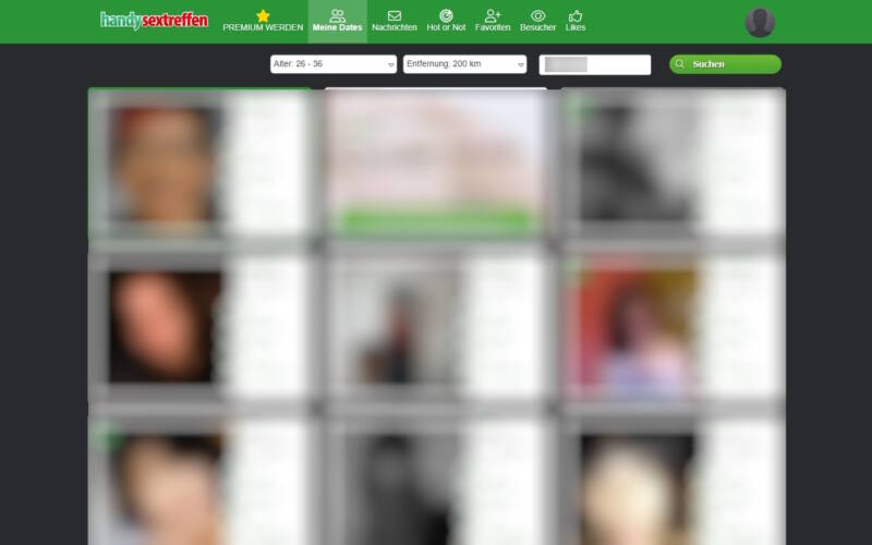 Handy-SexTreffen.com Mitgliederbereich