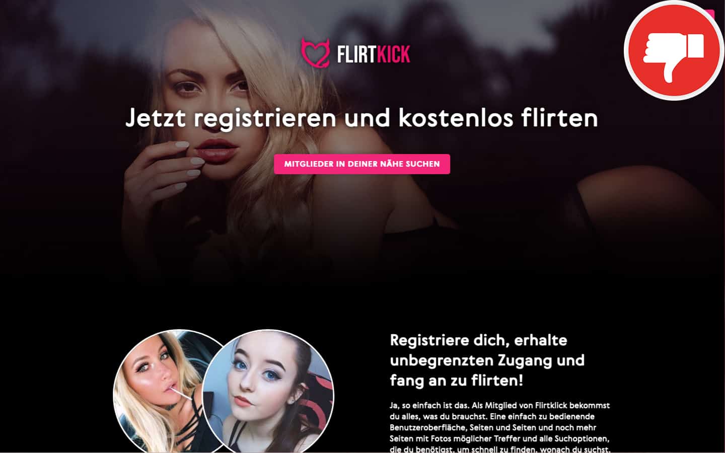 FlirtKlick.com Erfahrungen Abzocke