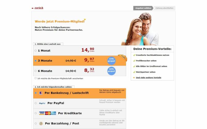 BildKontakte.at Kosten