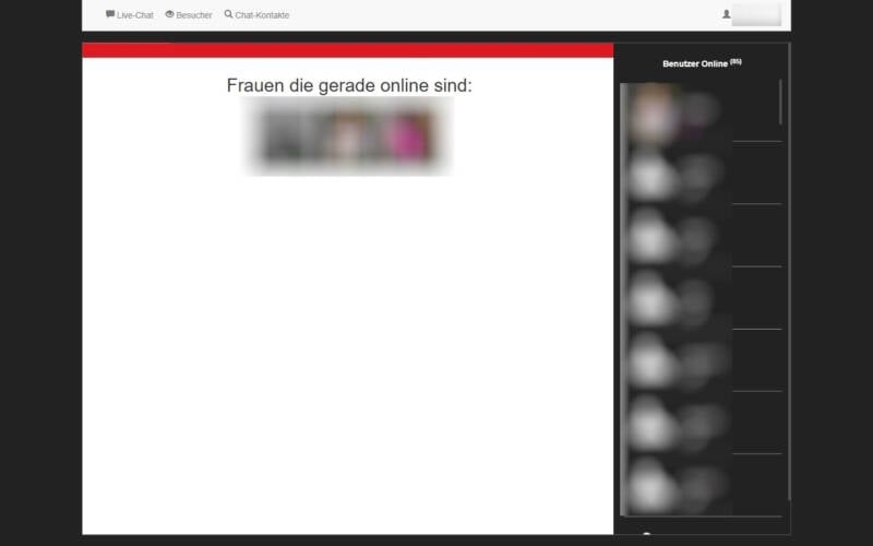 Flirty-Chat.eu Mitgliederbereich