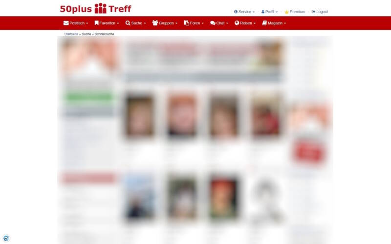 Testbericht 50Plus-Treff.at Mitgliederbereich