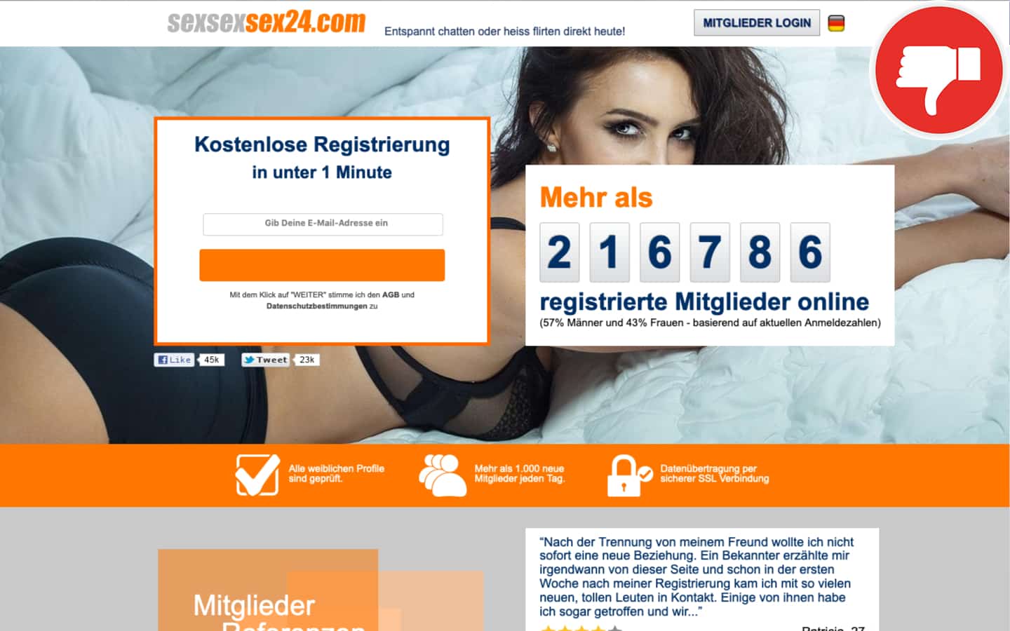SexSexSex24.com Erfahrungen Abzocke