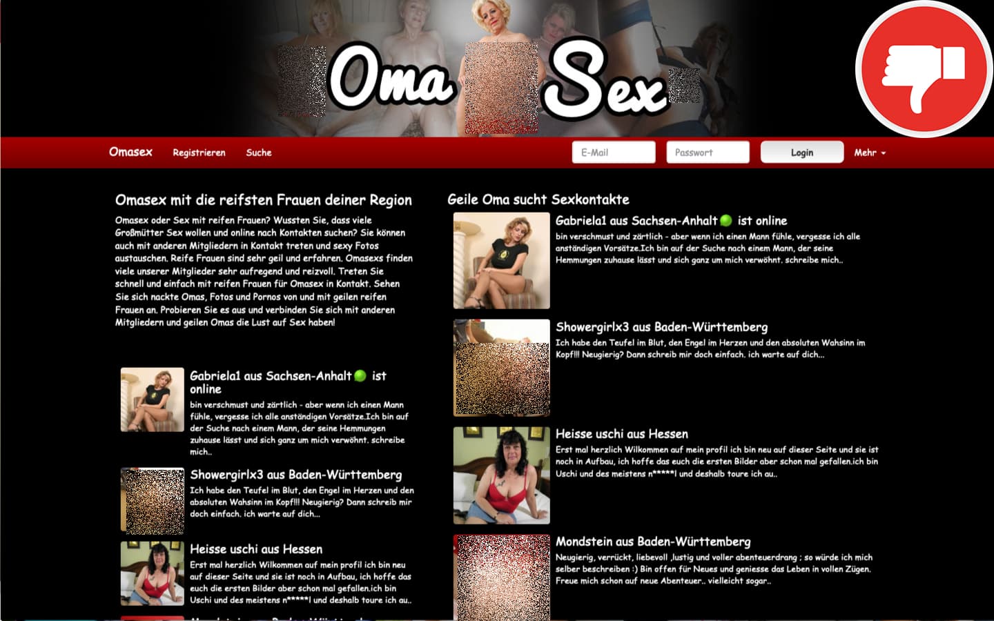 OmaSex.eu Erfahrungen Abzocke