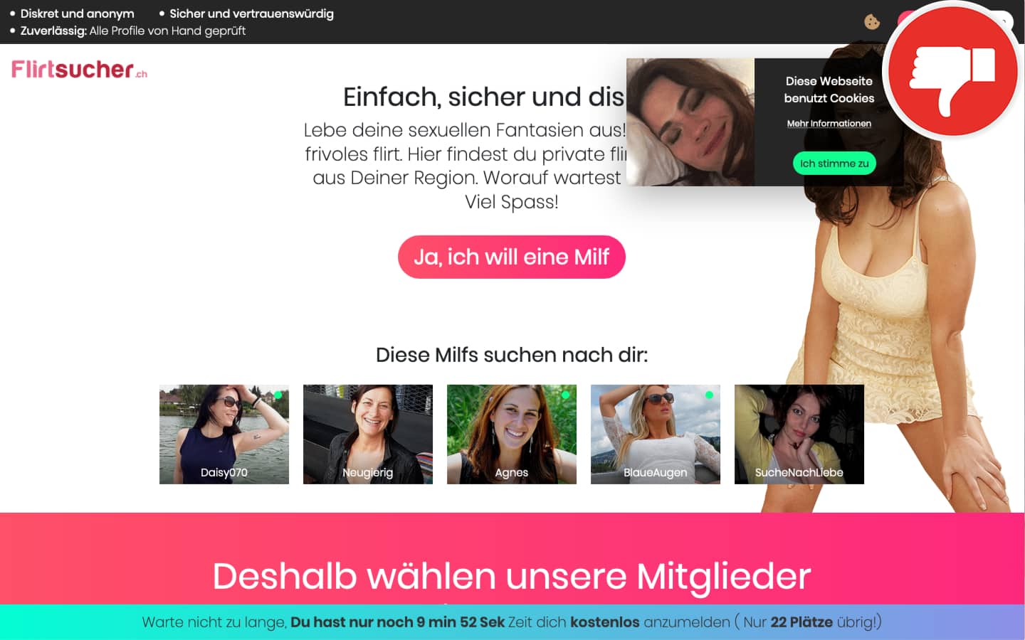 Testbericht FlirtSucher.ch Abzocke
