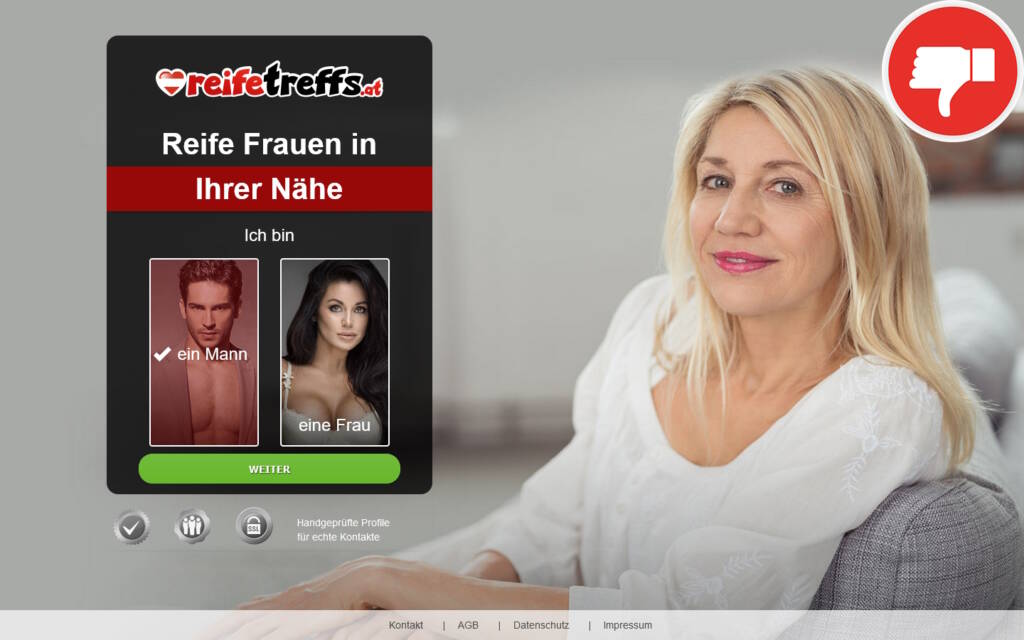 Testbericht ReifeTreffs.at Abzocke