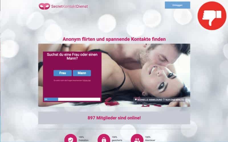 Testbericht SecretKontaktDienst.com Abzocke