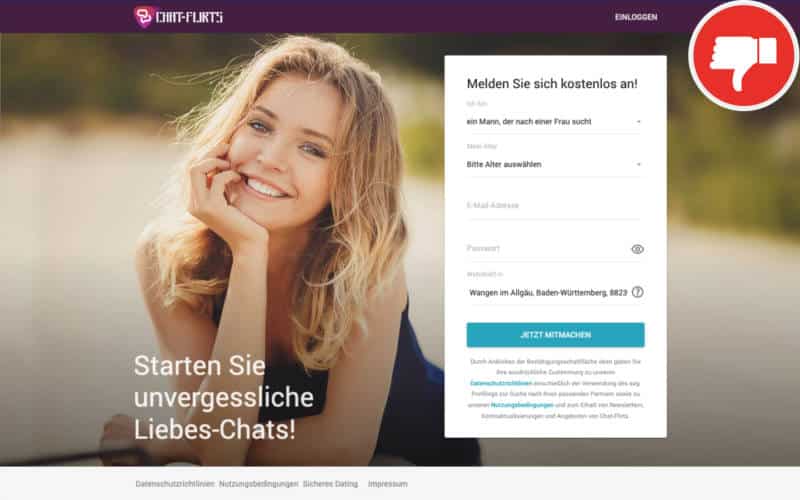 Testbericht Chat-Flirts.de Abzocke