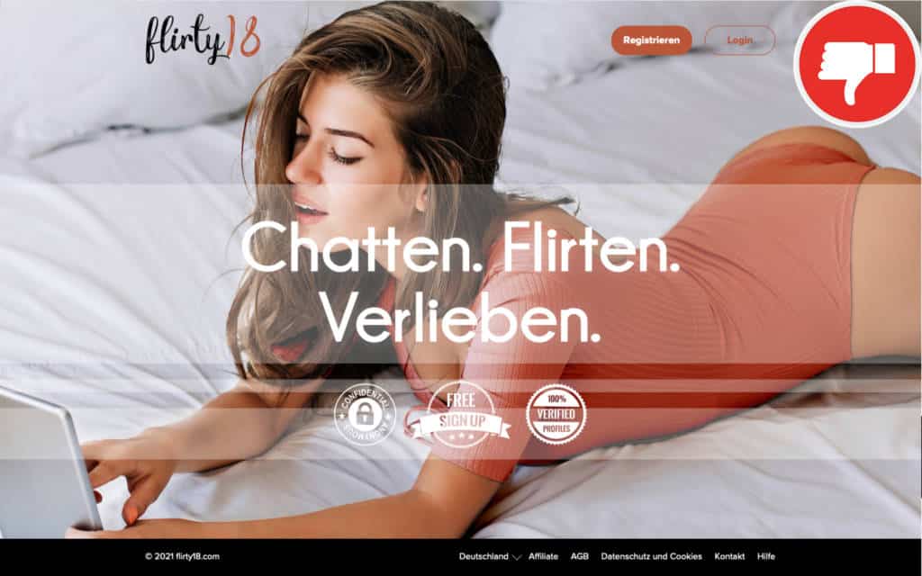 Testbericht Flirty18.com Abzocke