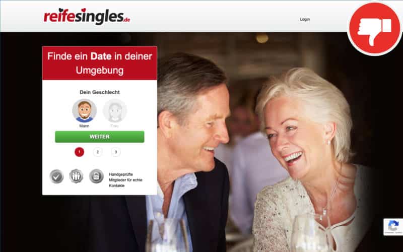 Testbericht ReifeSingles.de Abzocke