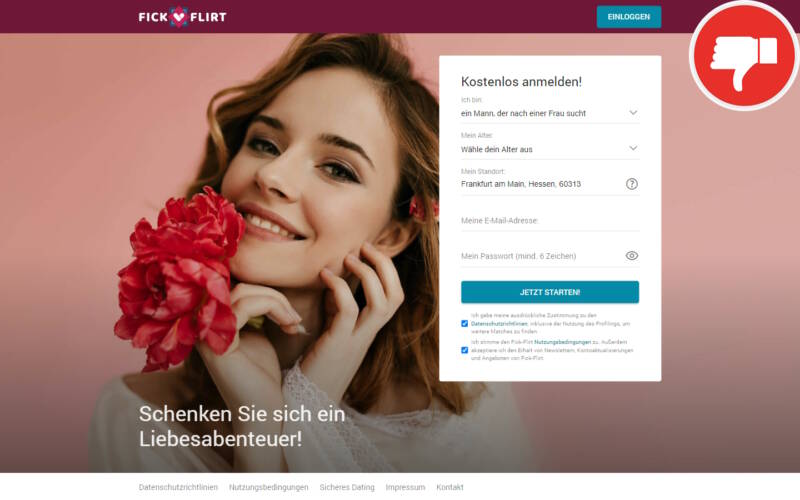 Testbericht Fick-Flirt.com Abzocke