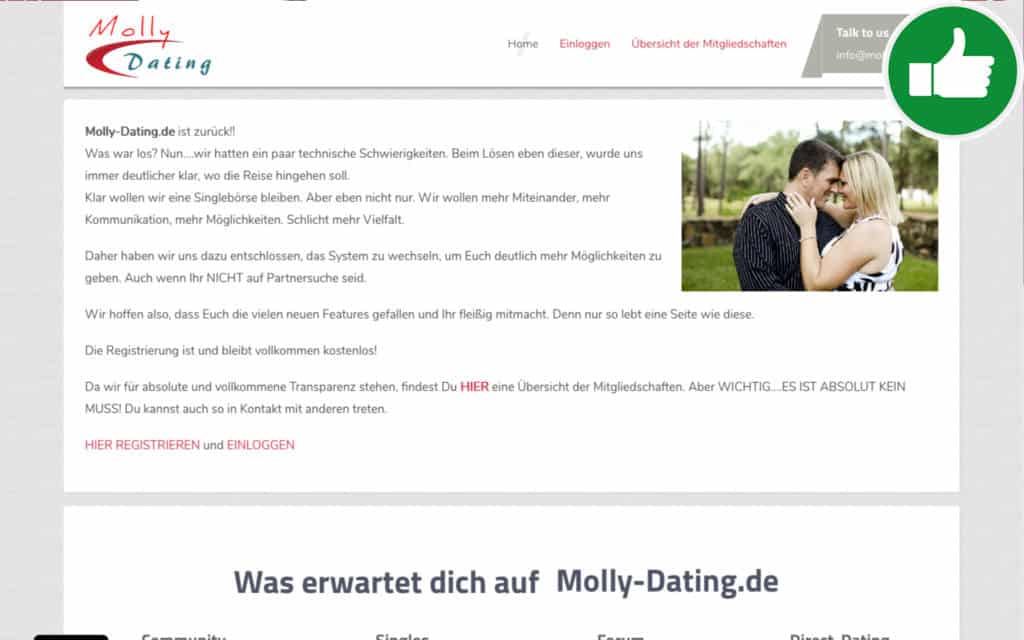 Testbericht Molly-Dating.de Abzocke