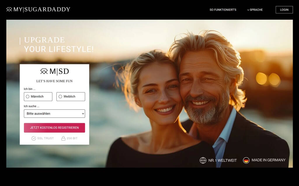 Testbericht MySugardaddy.eu Startseite