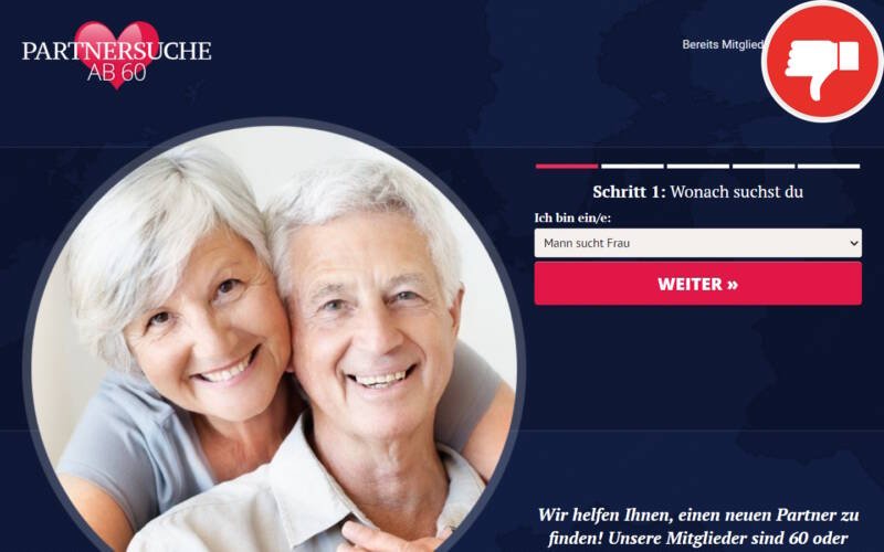 Testbericht PartnersucheAb60.ch Abzocke