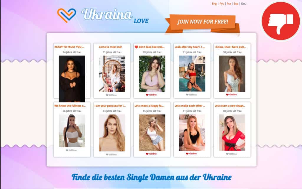 Testbericht Ukraina-Love.com Abzocke