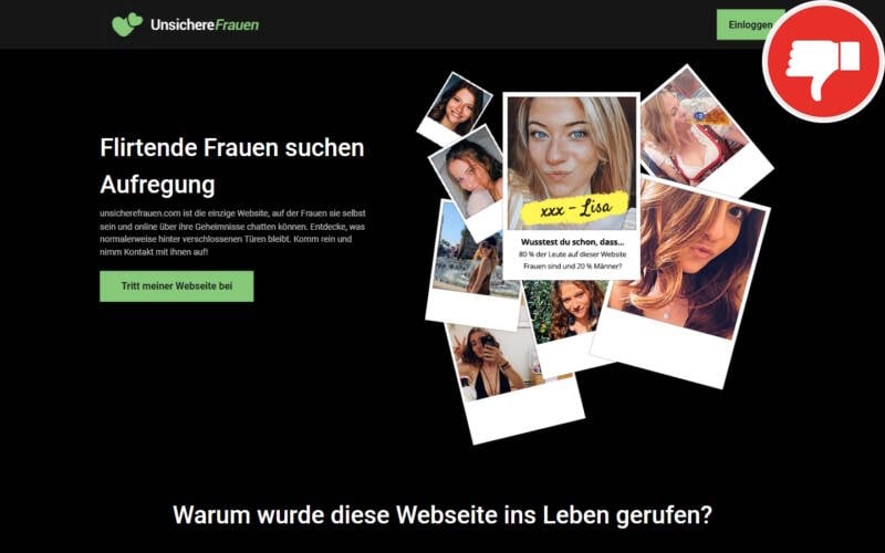Testbericht UnsichereFrauen.com Abzocke
