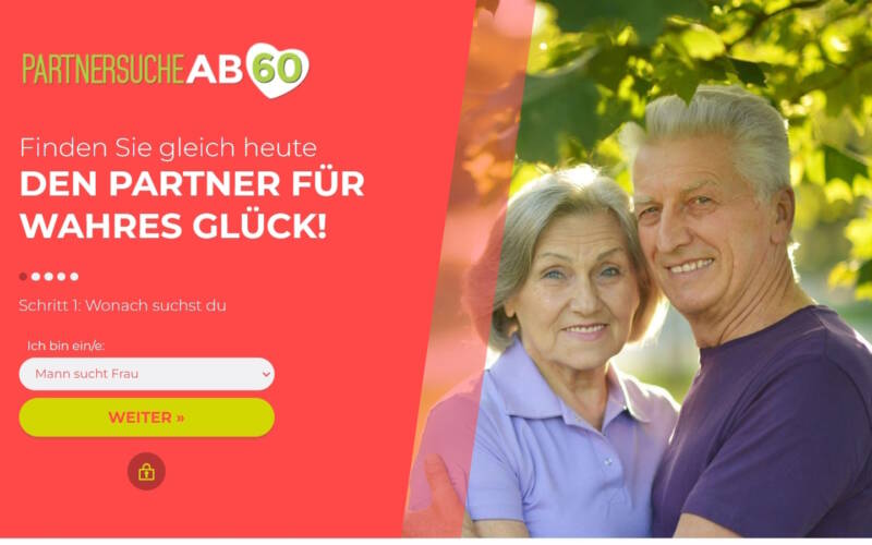 PartnersucheAb60.de Startseite Testbericht