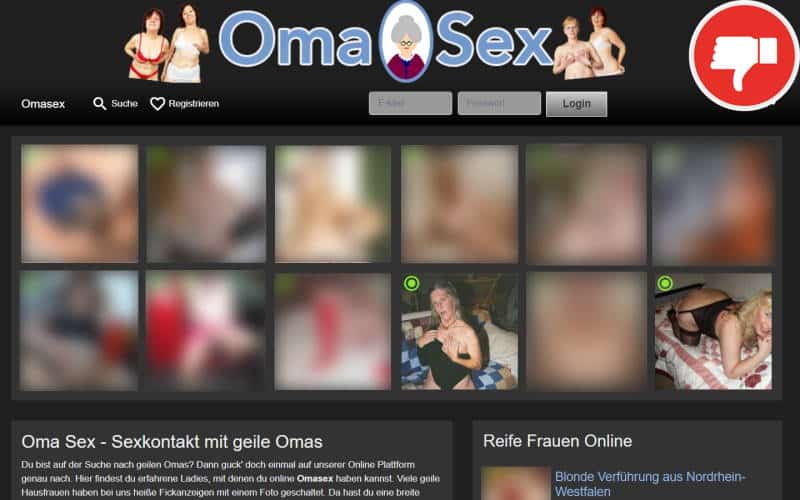 OmaSex.com Erfahrungen Abzocke