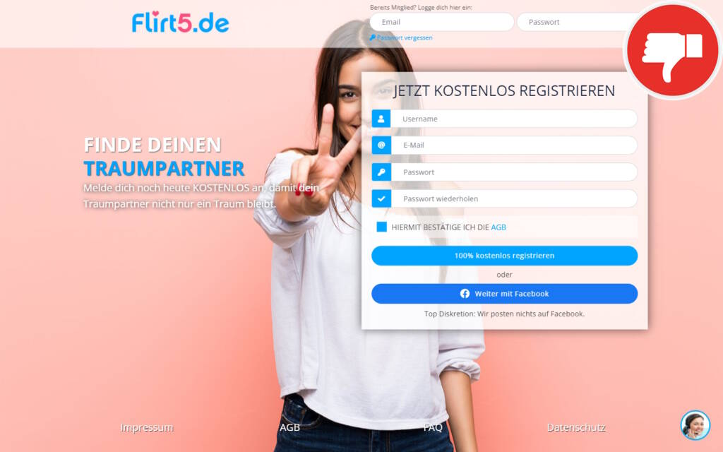 Testbericht Flirt5.de Abzocke