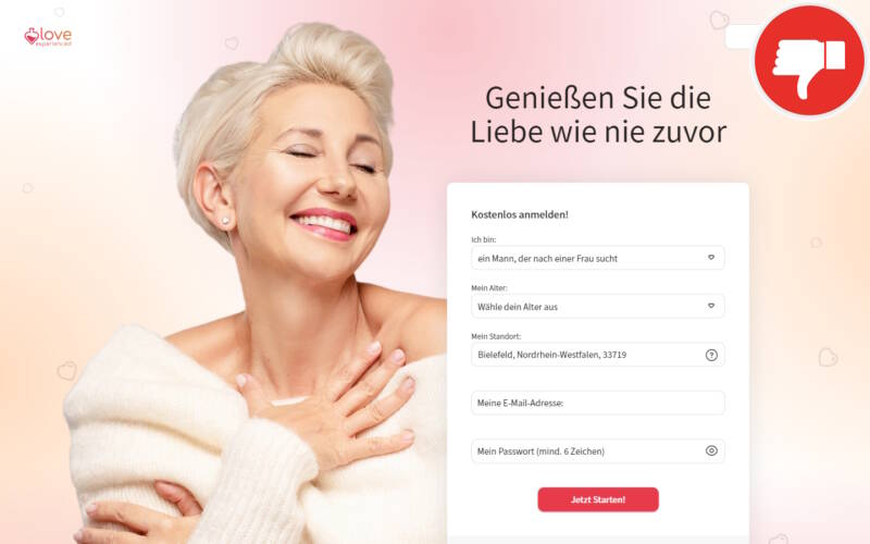 Testbericht LoveExperienced.com Abzocke
