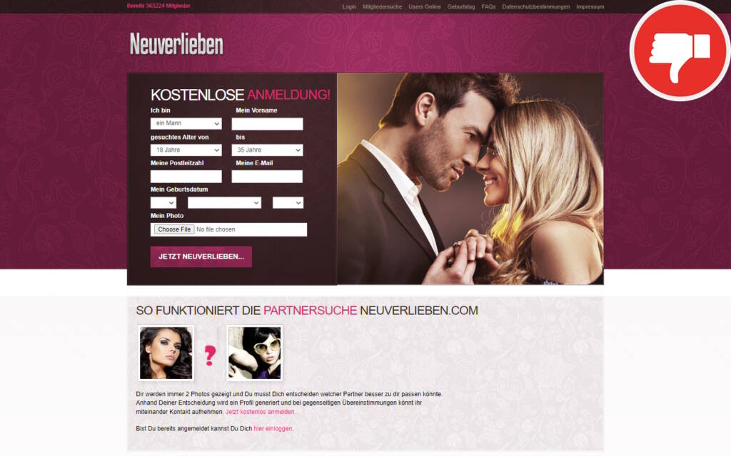 Testbericht NeuVerlieben.com Abzocke