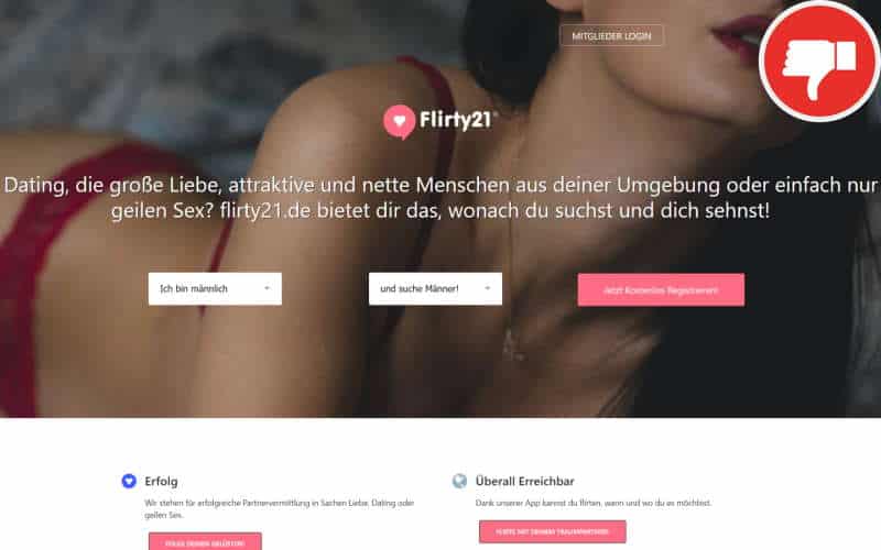 Testbericht Flirty21.de Fake Chat Abzocke