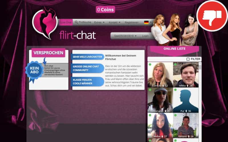 Testbericht Flirt Chat.vip Fake Chat Abzocke