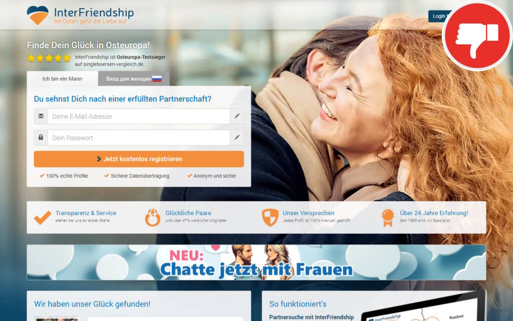 Testbericht InterFriendship.de Abzocke