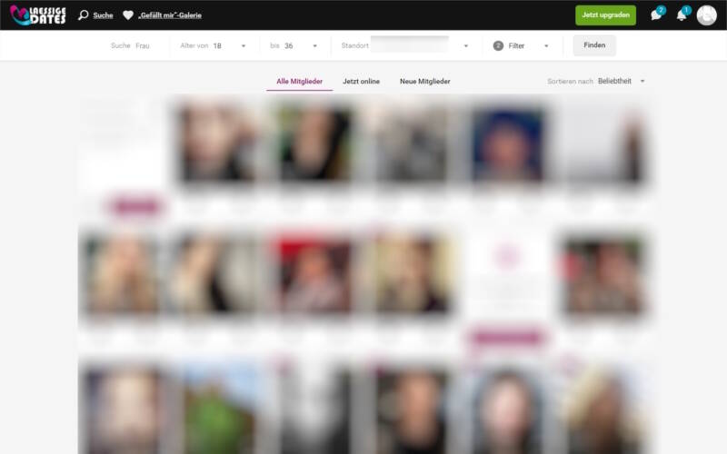 LaessigeDates.com Mitgliederbereich