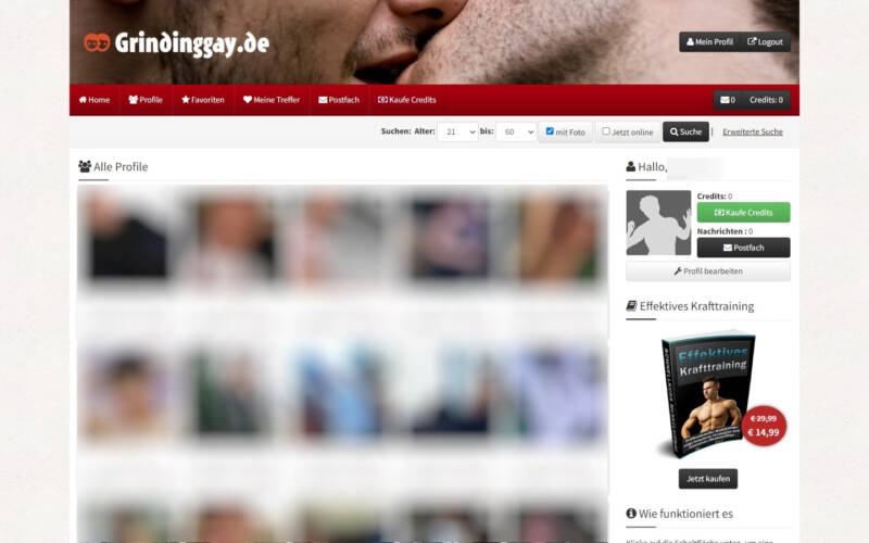 GrindingGay.de Mitgliederbereich