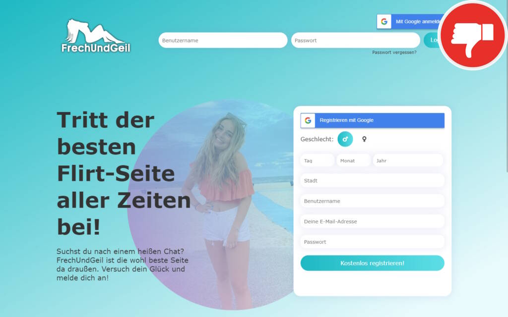 Testbericht FrechUndGeil.com Abzocke