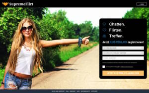 Analyse der SupremeFlirt.com Webseite: Einblick in die Datingseite