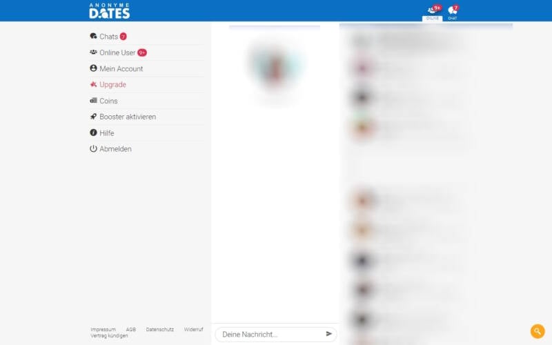 Testbericht AnonymeDates.com Mitgliederbereich